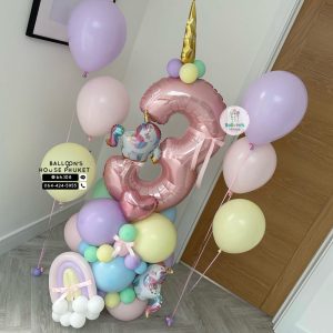 Number Balloon Centerpiece