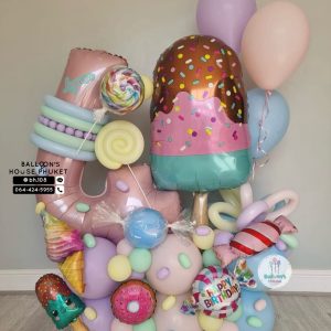 Number Balloon Centerpiece