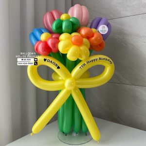 USA Premium Flower Balloons Hand Bouquet