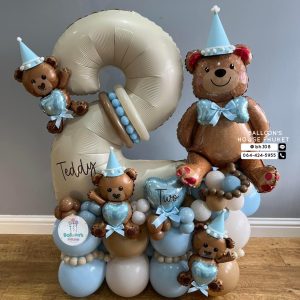 Number Balloon Centerpiece