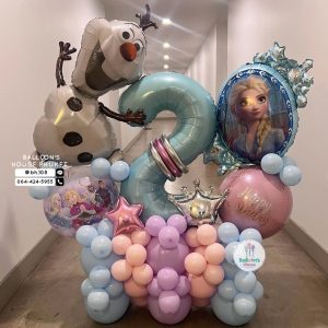 Number Balloon Centerpiece