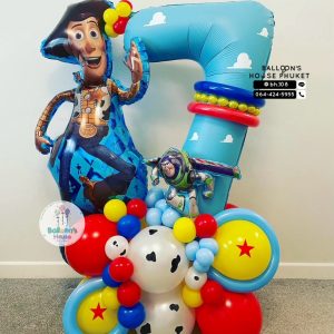 Number Balloon Centerpiece