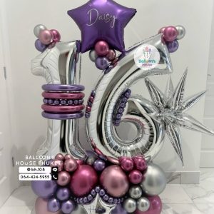 Number Balloon Centerpiece