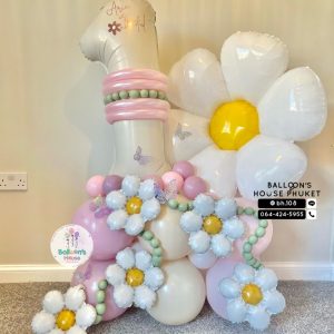 Number Balloon Centerpiece