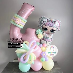 Number Balloon Centerpiece