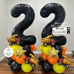 Number Balloon Centerpiece