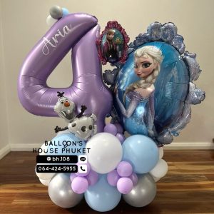 Number Balloon Centerpiece