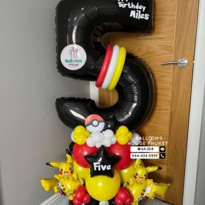 Number Balloon Centerpiece