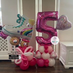 Number Balloon Centerpiece