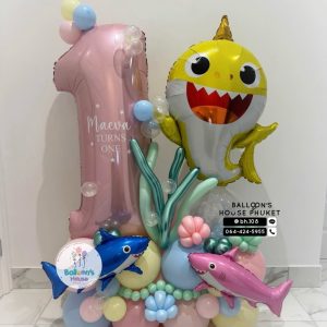 Number Balloon Centerpiece