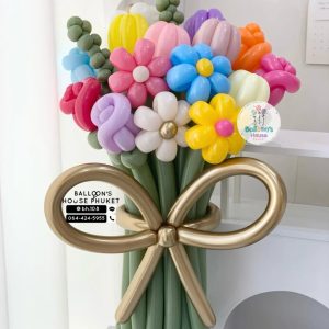 USA Premium Flower Balloons Hand Bouquet