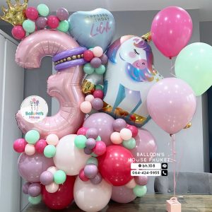 Number Balloon Centerpiece