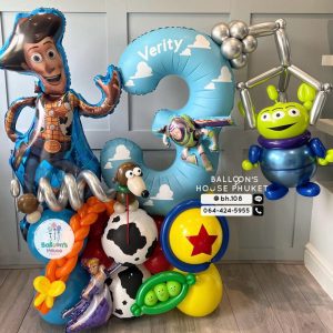 Number Balloon Centerpiece