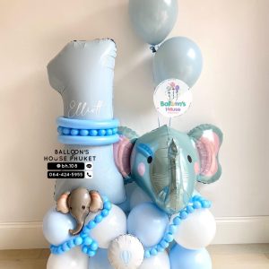 Number Balloon Centerpiece