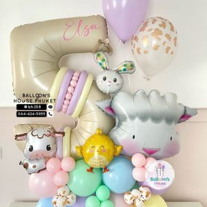 Number Balloon Centerpiece