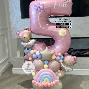Number Balloon Centerpiece