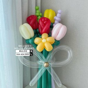 USA Premium Flower Balloons Hand Bouquet