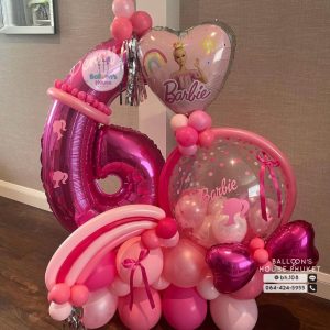 Number Balloon Centerpiece