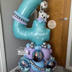 Number Balloon Centerpiece