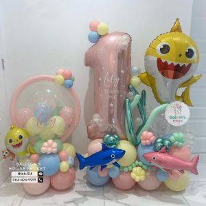 Number Balloon Centerpiece