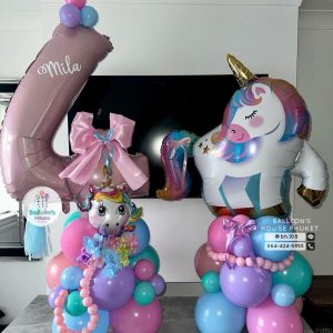 Number Balloon Centerpiece