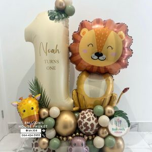 Number Balloon Centerpiece