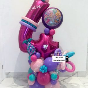 Number Balloon Centerpiece