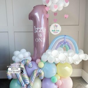Number Balloon Centerpiece