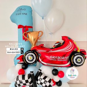 Number Balloon Centerpiece