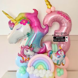 Number Balloon Centerpiece