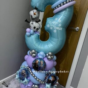 Number Balloon Centerpiece