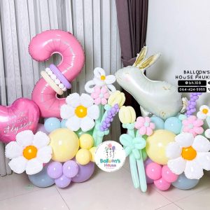 Number Balloon Centerpiece