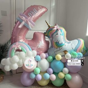 Number Balloon Centerpiece