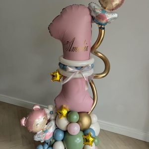 Number Balloon Centerpiece