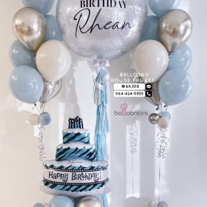 36inch Confetti & Bouquet Balloon Set