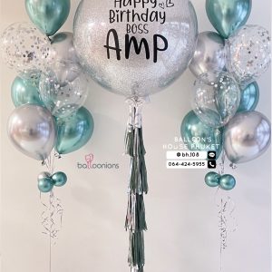 36inch Confetti & Bouquet Balloon Set
