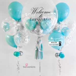 24inch Bubble Balloon & Bouquet Balloon Set