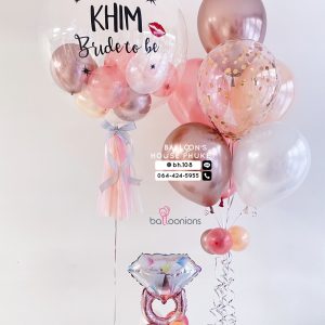 24inch Bubble Balloon & Bouquet Balloon Set
