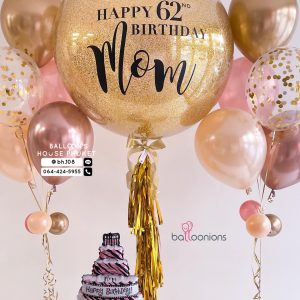 36inch Confetti & Bouquet Balloon Set
