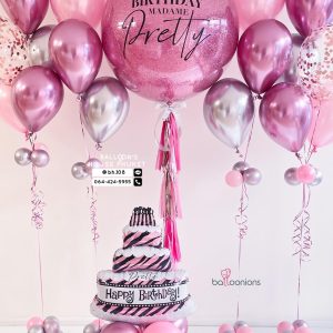 36inch Confetti & Bouquet Balloon Set