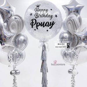 36inch Confetti & Bouquet Balloon Set