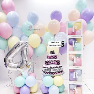 40inch Number Balloon & Bouquet Balloon Set