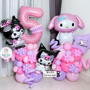 Number Balloon Centerpiece