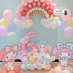 Number Balloon Centerpiece