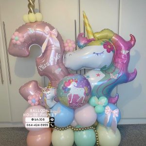 Number Balloon Centerpiece