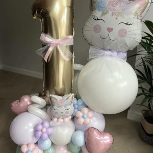 Number Balloon Centerpiece