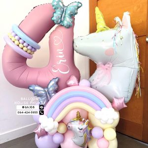 Number Balloon Centerpiece